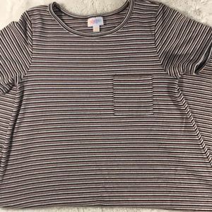 Striped LuLaRoe Carly Dress